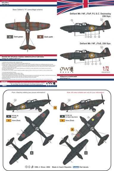 1/72 Boulton-Paul Defiant Mk.I Nightfighter Part 1 JToP or JToS
