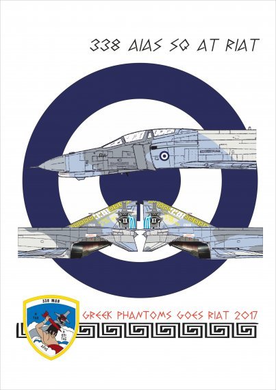 1/32 McDonnell F-4E Aup Phantom 338 sqn Ares that was at Riat