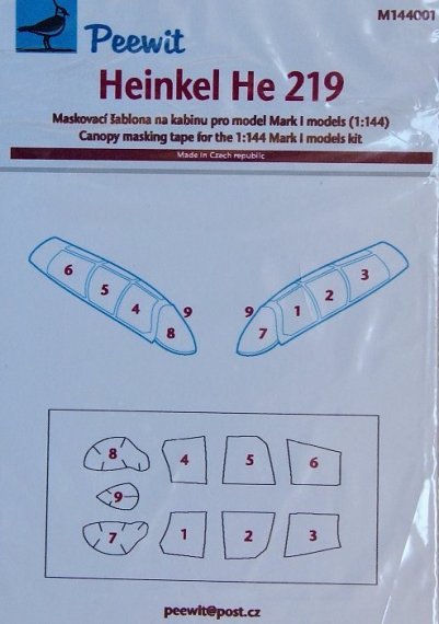 1/144 Heinkel He 219 (for Mark I Models)