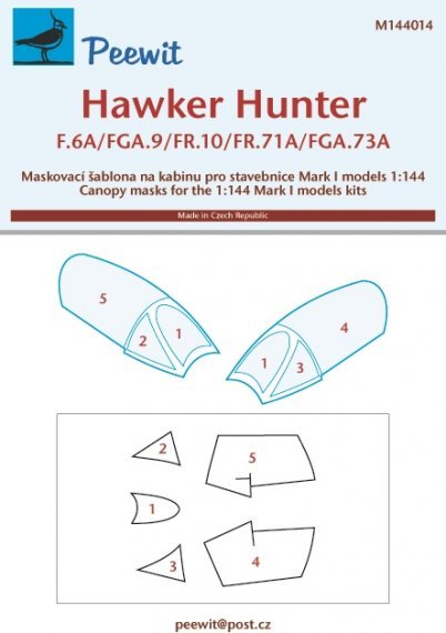 1/144 Hawker Hunter F.6A/FGA.9/FR.10/FR.71A/FGA.73A