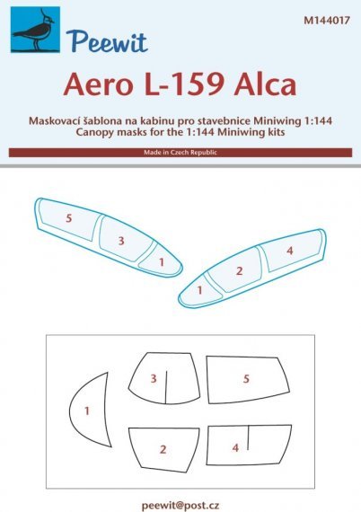 1/144 Canopy mask Aero L-159 Alca