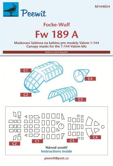 Valom 1/144 Focke-Wulf Fw-189A-1 Peewit