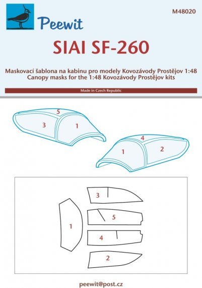 1/48 Canopy mask SIAI SF-260