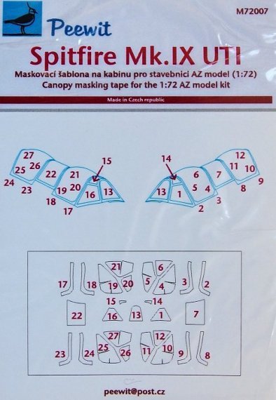 1/72 Supermarine Spitfire Mk.IX UTI (for AZ Models)