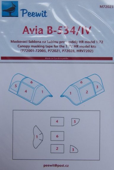 1/72 Avia B-534/IV (for HR Models)