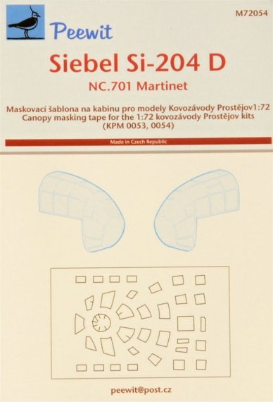 1/72 Canopy mask Siebel Si-204 D
