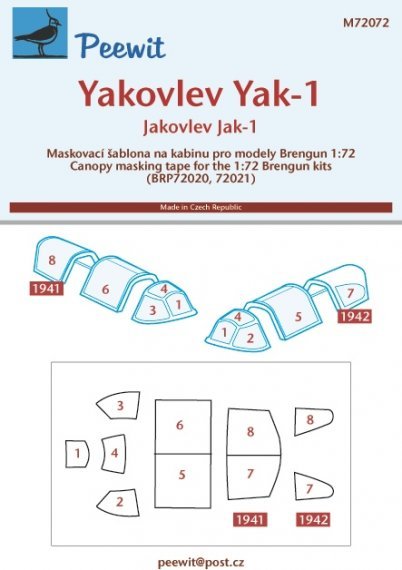 1/72 Yakovlev Yak-1