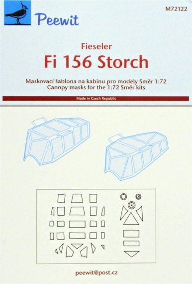 1/72 Canopy mask Fi 156 Storch