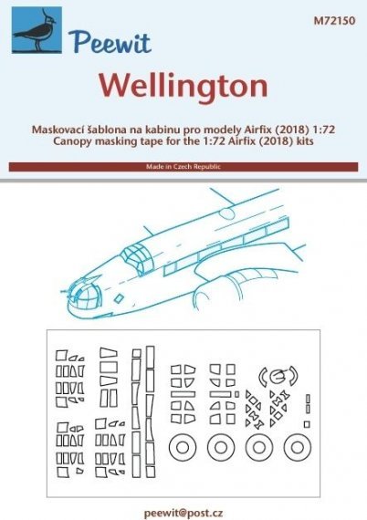 1/72 Canopy mask Wellington