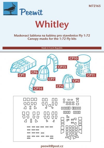 1/72 Canopy mask Whitley