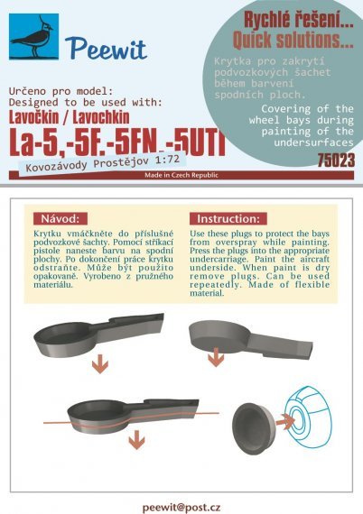 1/72 Lavochkin La-5, La-5F, La-5FN, La-5UTI masks