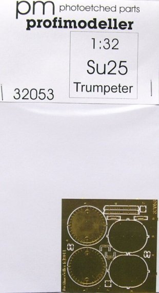 1/32 Su-25 intake covers  PE set (TRUMP)