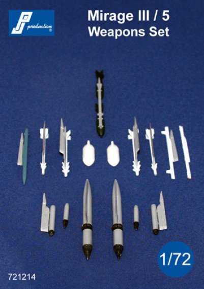 1/72 Dassault Mirage III/5 Weapons Set