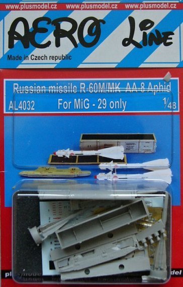 1/48 Russian missile R-60M/MK AA-8 Aphid