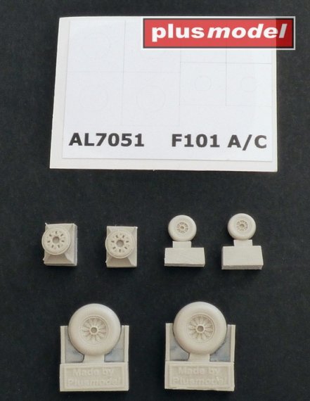 1/72 McDonnell F-101A/C Voodoo wheels