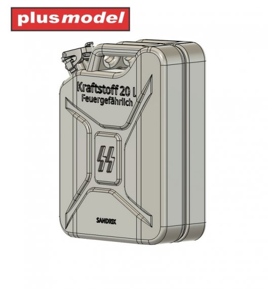 Plusmodel 1/35 Jerricans allemands SS - 12 pi�ces