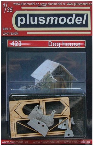 1/35 Dog house (incl. resin dog)