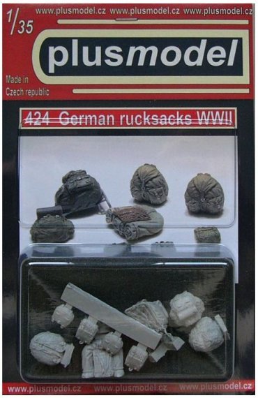 1/35 German rucksacks WWII (9 resin parts)