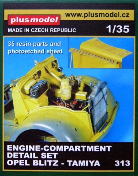 1/35 Opel Blitz engine compartment set