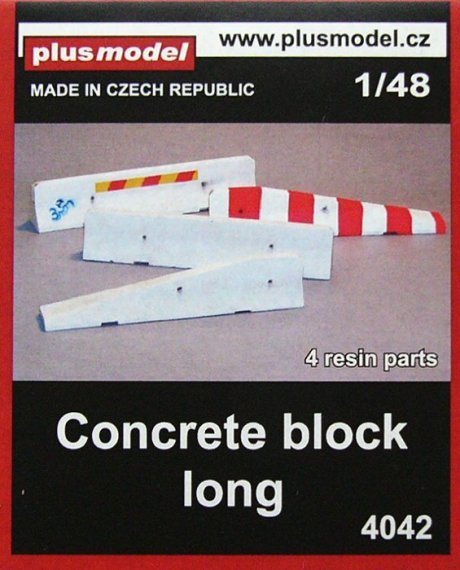 1/48 Roadblocks  long (4 resin parts)