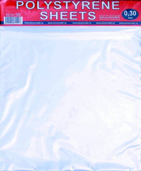 Polystyrene Sheets 0,30 mm