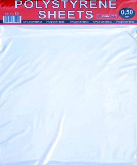 Polystyrene Sheets 0,50 mm
