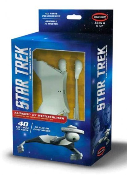 1/1000 Klingon D-7 Battle Cruiser  Snap Kit