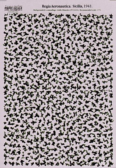 1/72 Camouflage mottle Regia Aeronautica Sicilia 1941