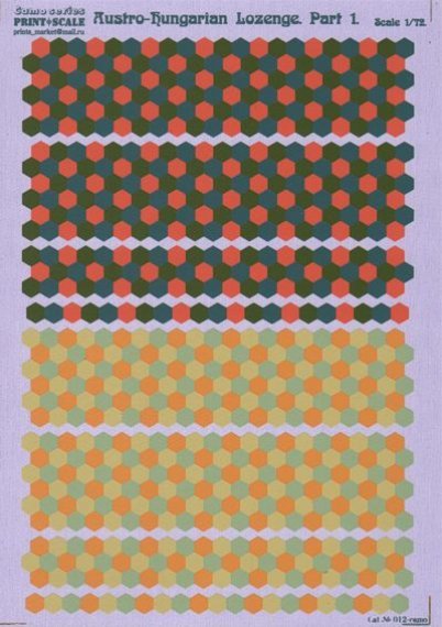 1/72 Austro-Hungarian Lozenge Part 1