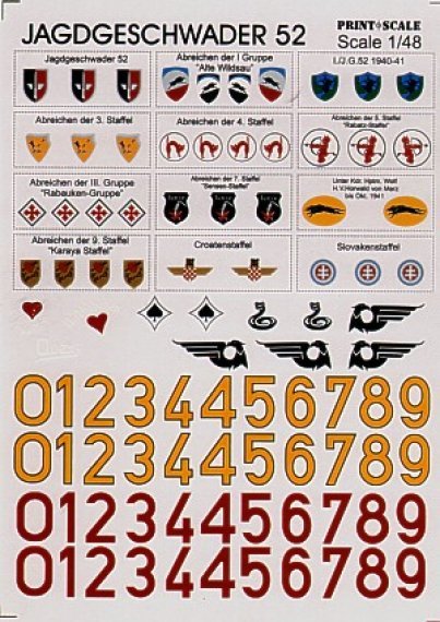 1/48 JAGDGESCHWADER 52