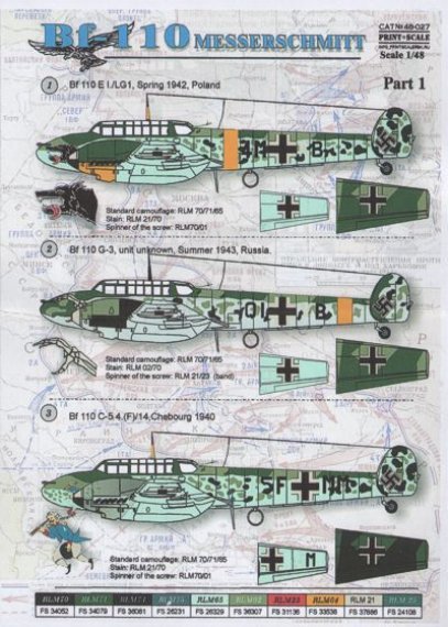 1/48 Messerschmitt Bf 110 Part.1