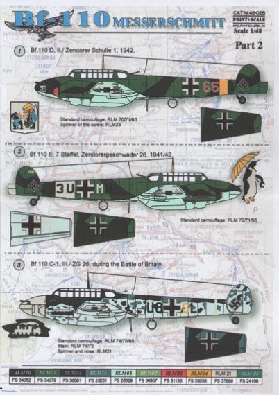 1/48 Messerschmitt Bf 110 Part.2
