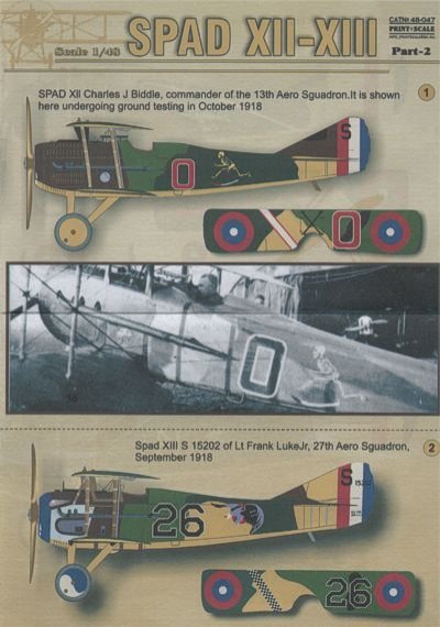 1/48 Spad VII-XVII Part 2