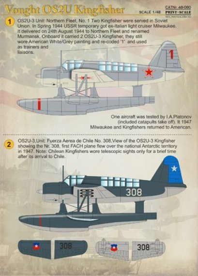 1/48 Vought OS2U Kingfisher (wet decals)