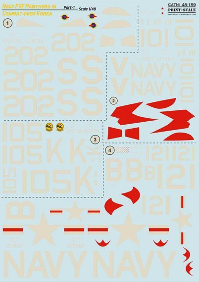 1/48 Navy F9F Panthers in combat over Korea Part 1