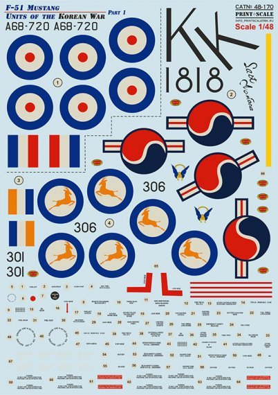 1/48 F-51 Mustang Korean War, part 1