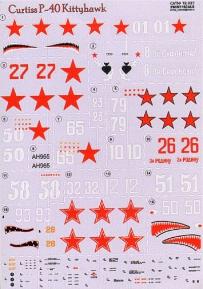1/72 Curtiss P-40 Kittyhawk Part 1