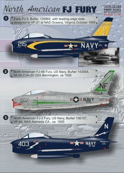 1/72 North-American FJ-4 Fury.