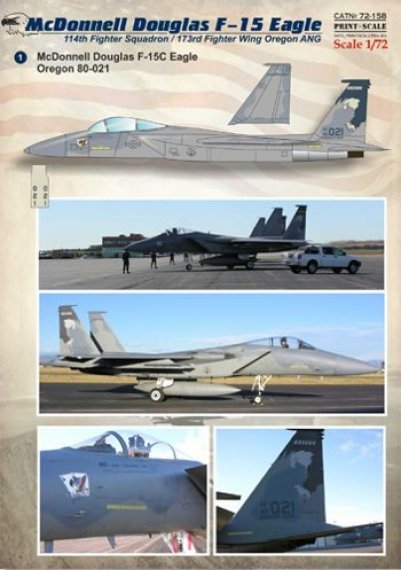 1/72 McDonnell F-15C/F-15D Eagle Oregon ANG