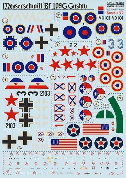 1/72 Messerschmitt Bf-109G