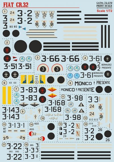 1/72 Fiat CR.32 Spanish Civil War