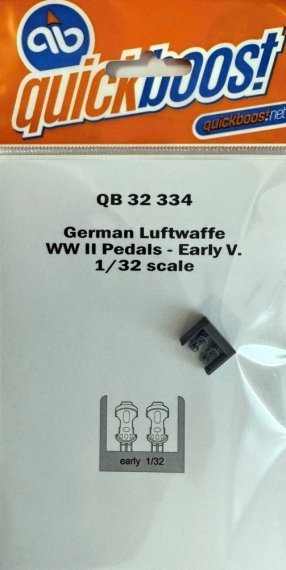 1/32 German Luftwaffe WWII pedals early