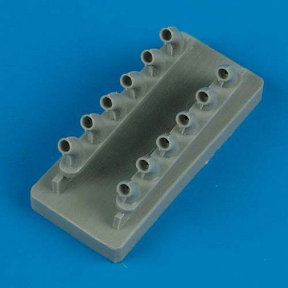 1/48 P-40B Warhawk Exhaust (Trumpeter)