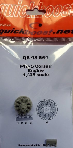 1/48 Vought F4U-5 Corsair engine (for Hobby Boss)