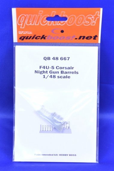1/48 Vought F4U-5 Corsair night gun barrels