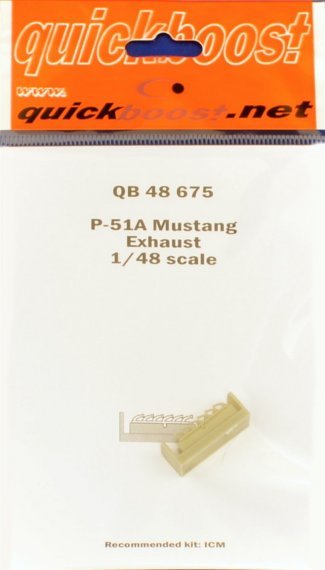 1/48 P-51A Mustang exhaust