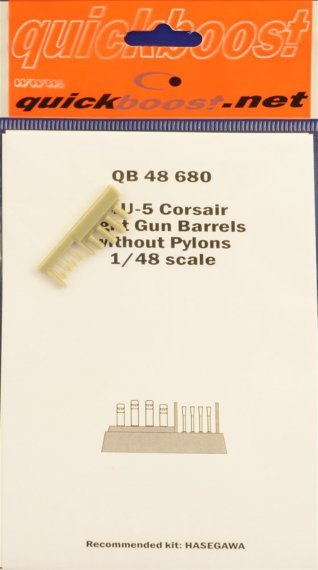1/48 F4U-5 Corsair night g.barrels w/o pylon