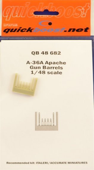 1/48 A-36A Apache gun barrels