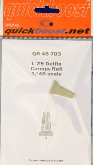 1/48 L-29 Delfin canopy rail