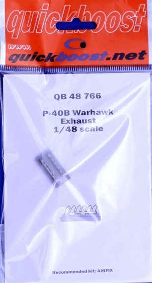 1/48 P-40B Warhawk exhaust